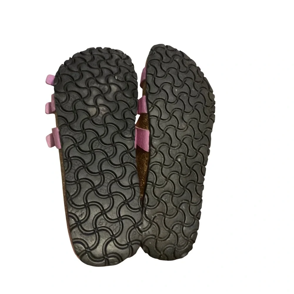 Birki Arizona Lavender Purple Leather Sandals Women's Size 37 US‎ 6-6.5